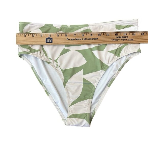 NWT Poolside Paradiso Palm Islander Hi Waist Swim Bottom Size Large 12 - Picture 7 of 8